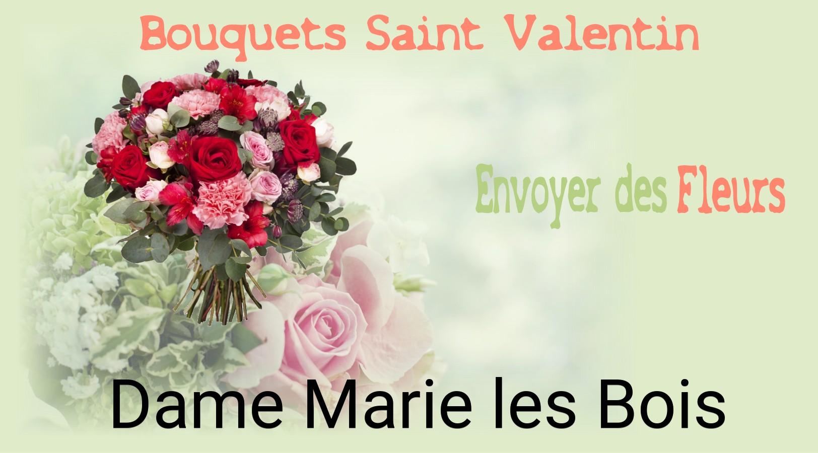 Roses de Saint-Valentin livrées à Dame-Marie-les-Bois